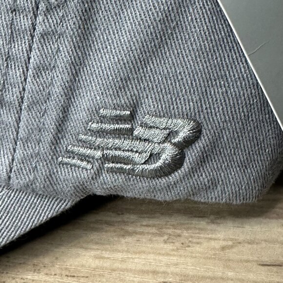NWT New Balance Unisex Embroidered N Logo Baseball Hat Size One Size (Gray) - Picture 3 of 12